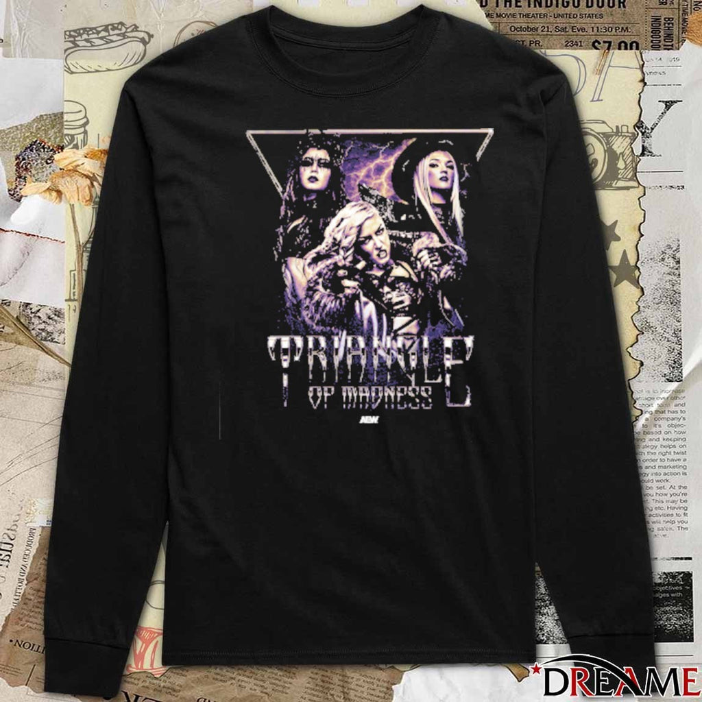 Triangle of Madness Wicked Three AEW 2025 t-shirt