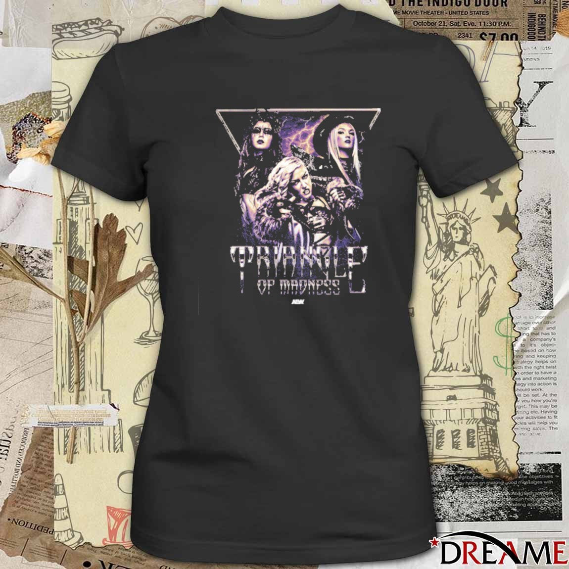 Triangle of Madness Wicked Three AEW 2025 t-shirt