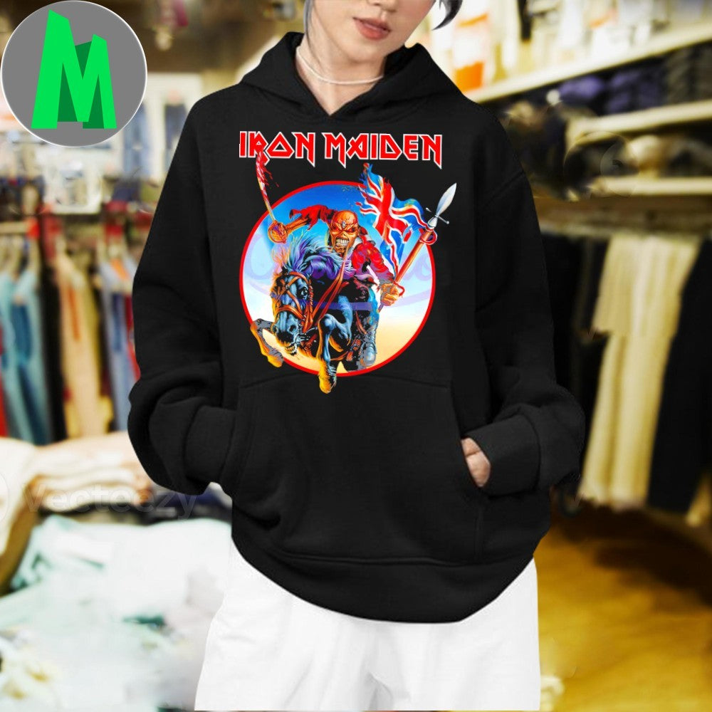 Trooper Warrior On Horse Iron Maiden Vintage Heavy Metal Shirt