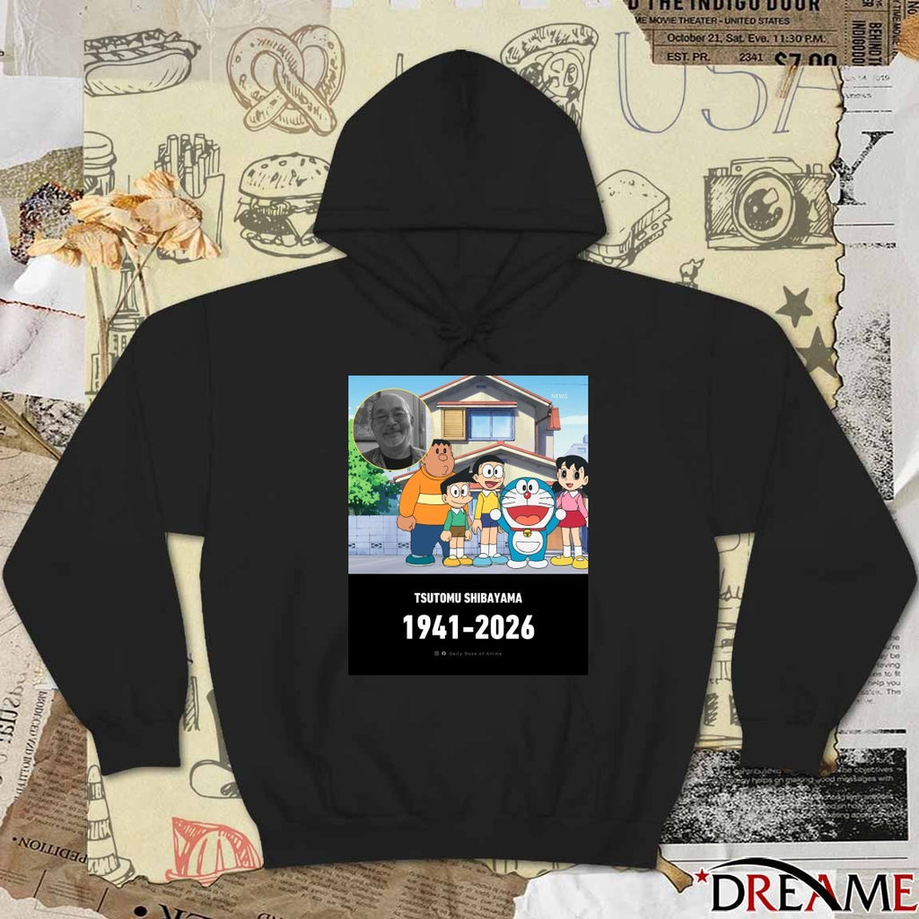 Tsutomu Shibayama 1941 – 2026 Anime Shots t-shirt