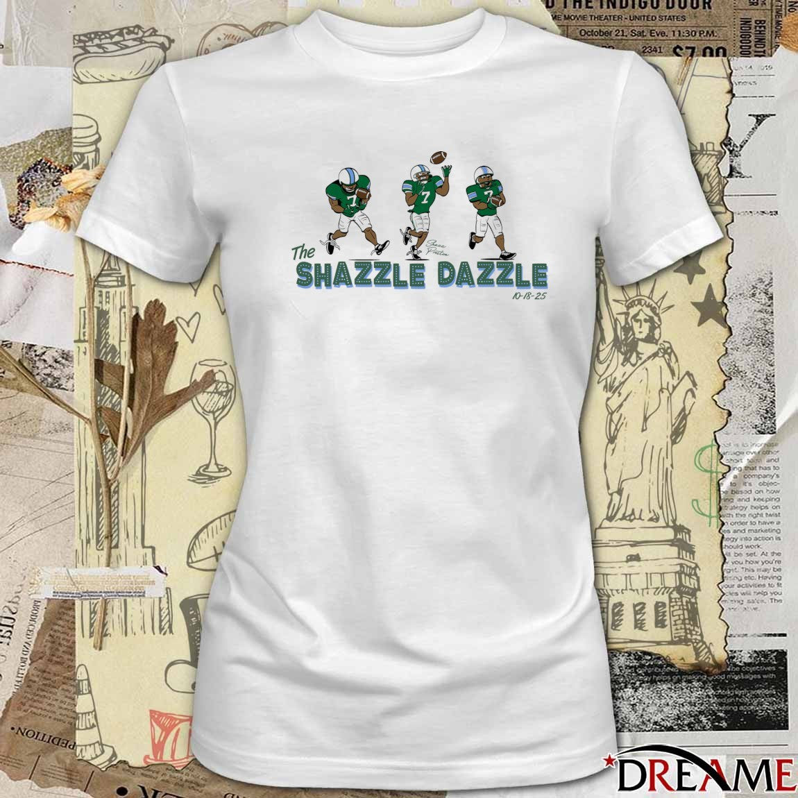 Tulane Green Wave Shazz Preston Shazzle Dazzle 10 18 2025 t-shirt