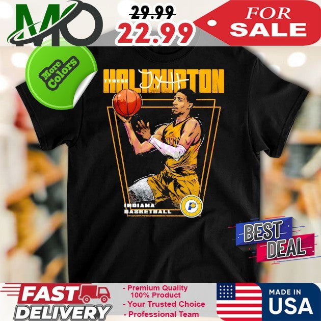 Tyrese Haliburton Indiana Pacers Basketball Premier Player Shirt