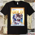 U.S. Olympic Men’s Ice Hockey Olympic Winter Games Milano Cortina 2026 Gold Medal Poster t-shirt