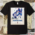 U.s. Olympic Men’s Ice Hockey Team Team Usa Wins Denmark 6-3 t-shirt