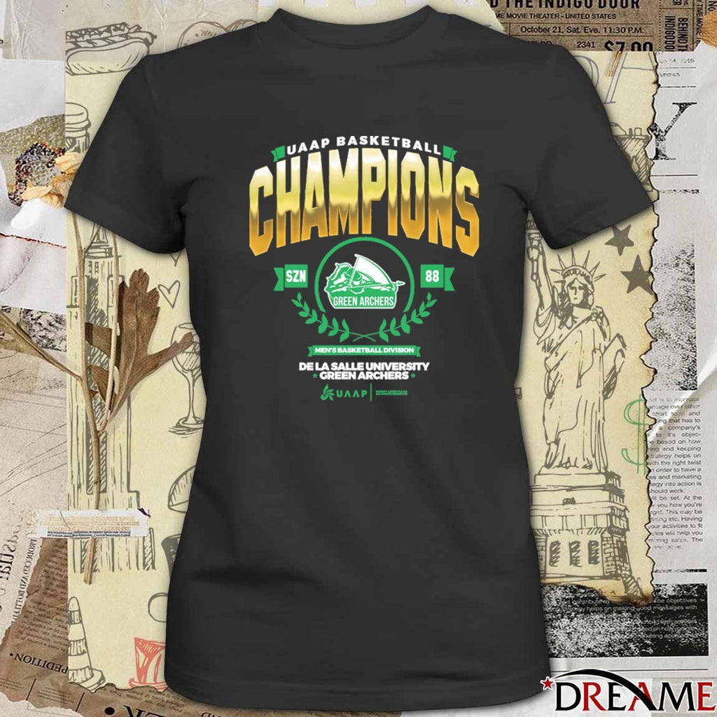 UAAP Basketball Champions De La Salle University Green Archers t-shirt