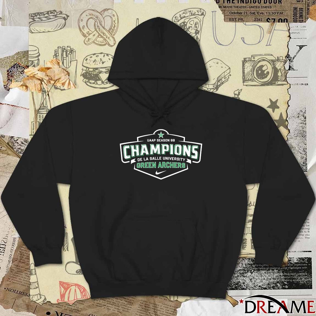 UAAP Season 88 Champions De La Salle University Green Archers Logo t-shirt