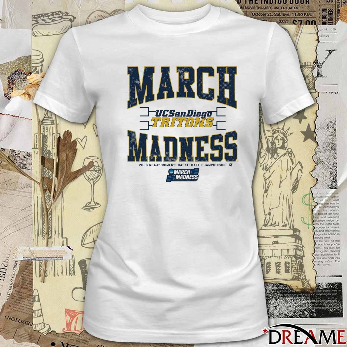 UC San Diego Tritons WBB 2026 NCAA Women’s Basketball Championship March Madness t-shirt