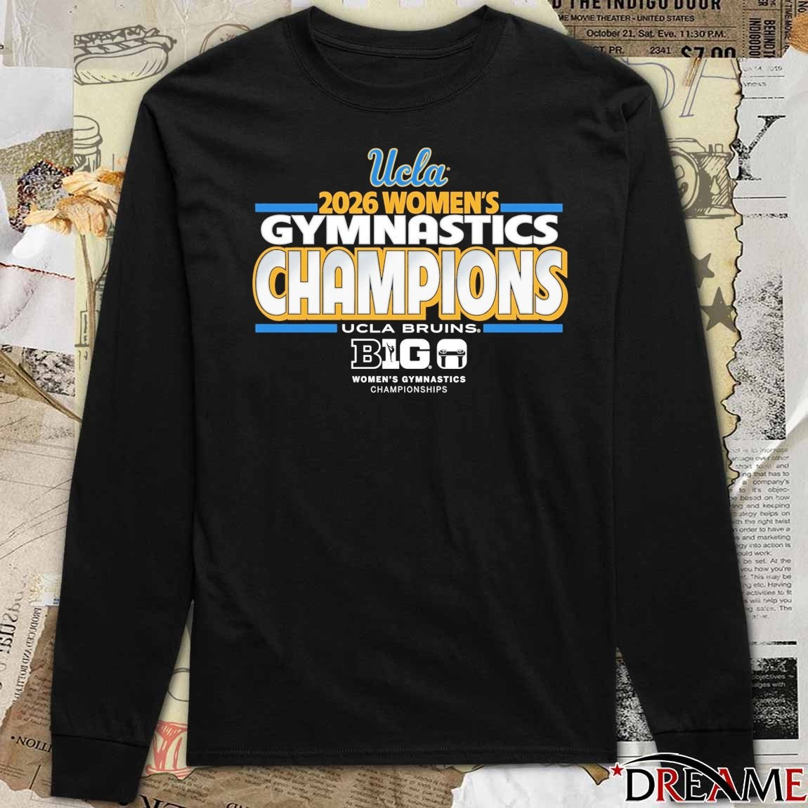 UCLA Bruins 2026 Women’s Gymnastics Tournament Champions Big Ten Championships t-shirt