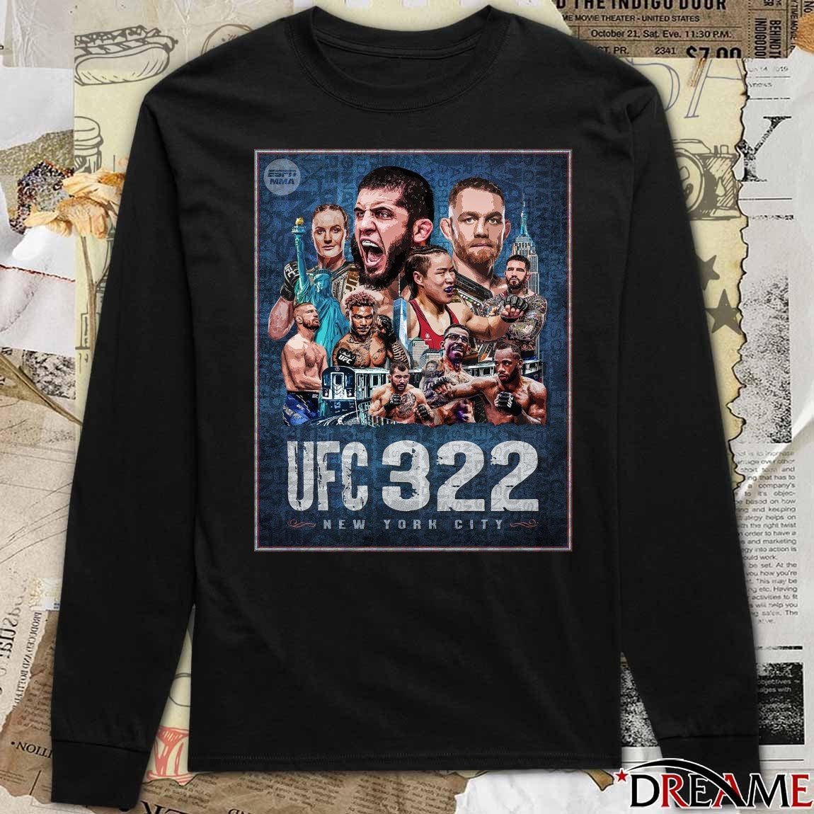 UFC 322 November 15, 2025, at Madison Square Garden in New York City Poster t-shirt