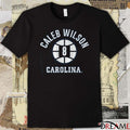 UNC North Carolina Tar Heels Basketball Caleb Wilson Name Number Ball t-shirt