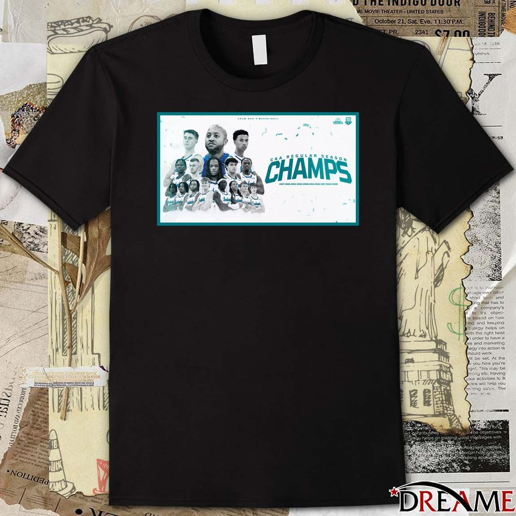 UNCW Men’s Basketball 2026 CAA Regular Season Champions 1997 – 2026 Banner t-shirt