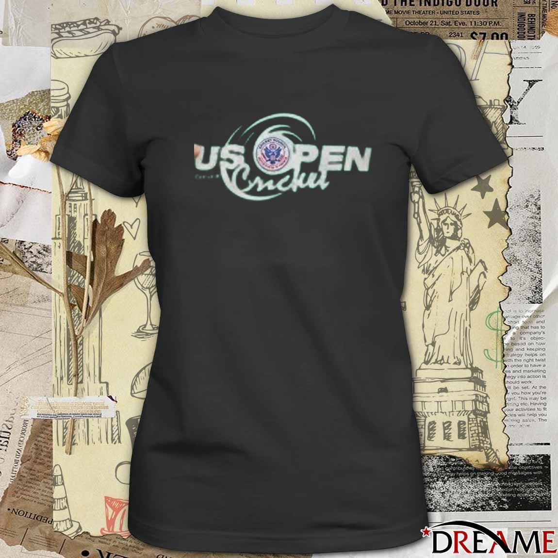 US Open Cricket Event 2025 Logo t-shirt