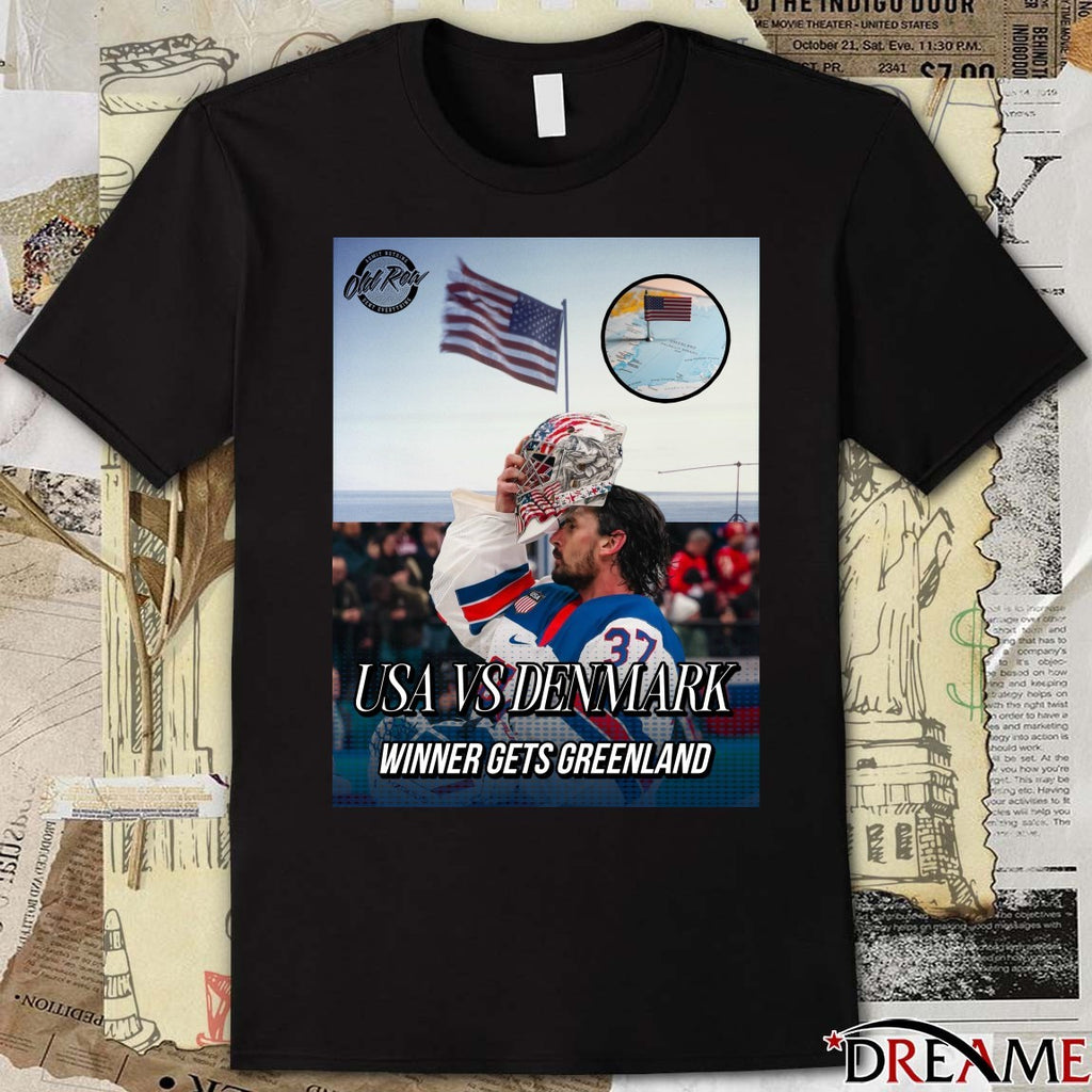 USA Vs Denmark Winner Gets Greenland t-shirt