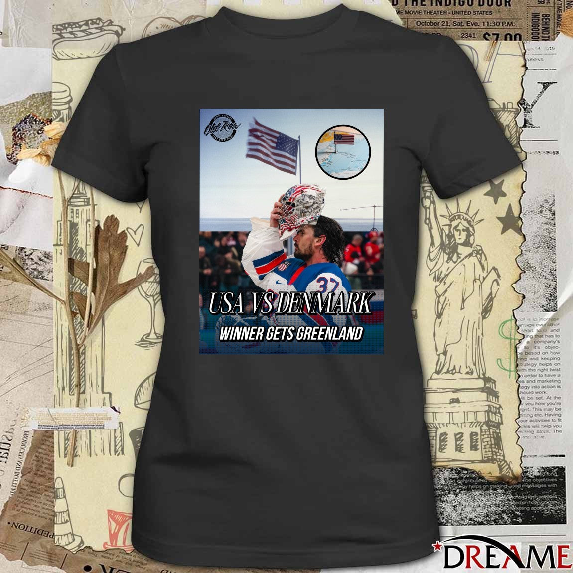 USA Vs Denmark Winner Gets Greenland t-shirt