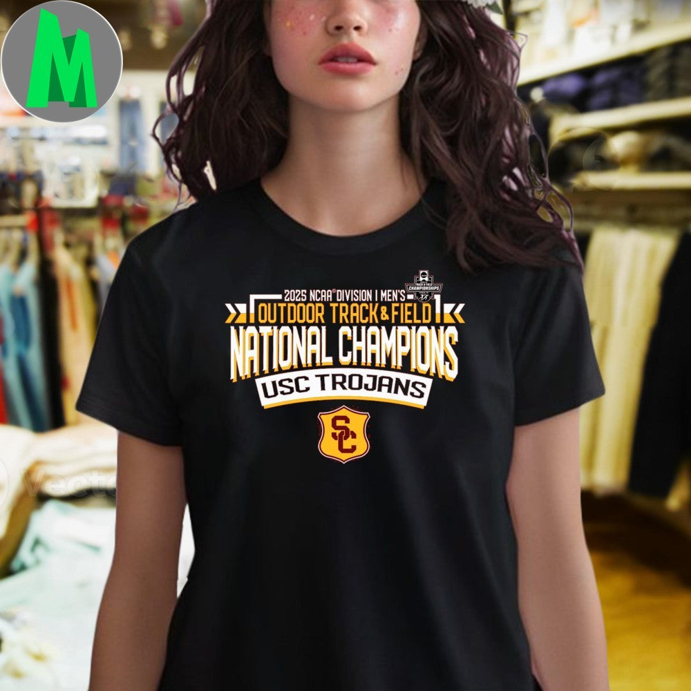 USC Trojans Unisex Men’s Outdoor Track & Field 2025 National Champs Shirt