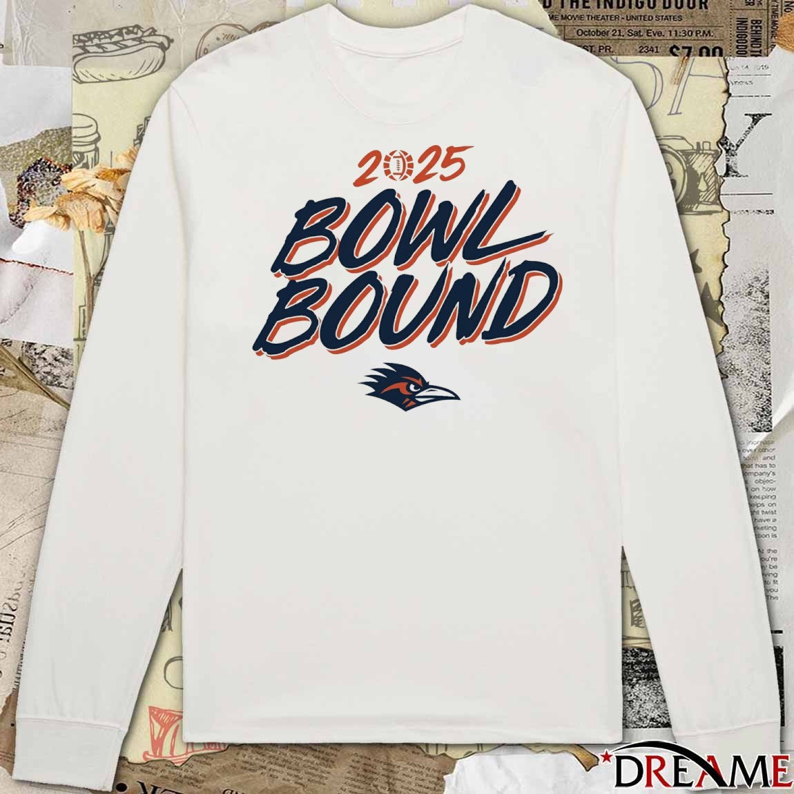 UTSA Roadrunners Football NCAA 2025 Bowl Bound t-shirt