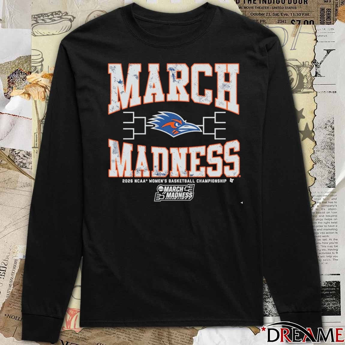 UTSA Roadrunners WBB 2026 NCAA Women’s Basketball Championship March Madness t-shirt
