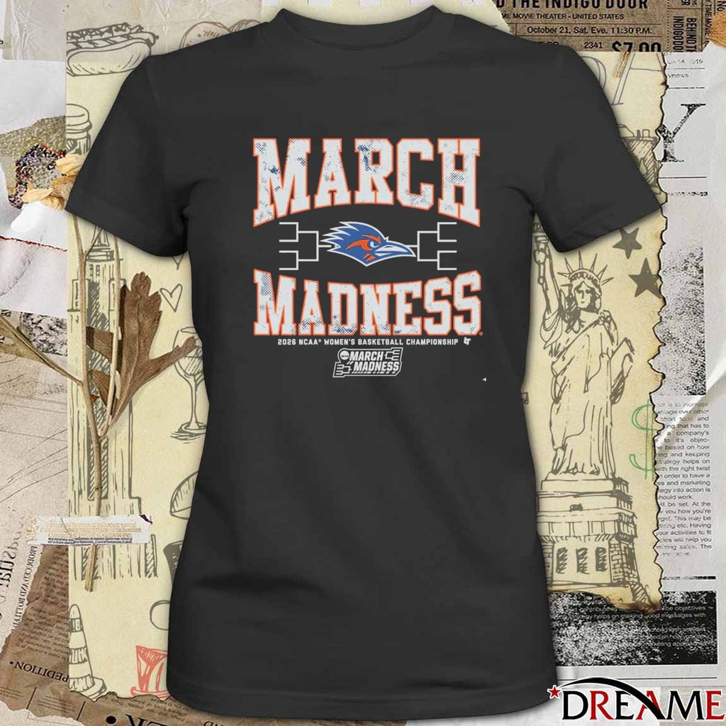 UTSA Roadrunners WBB 2026 NCAA Women’s Basketball Championship March Madness t-shirt