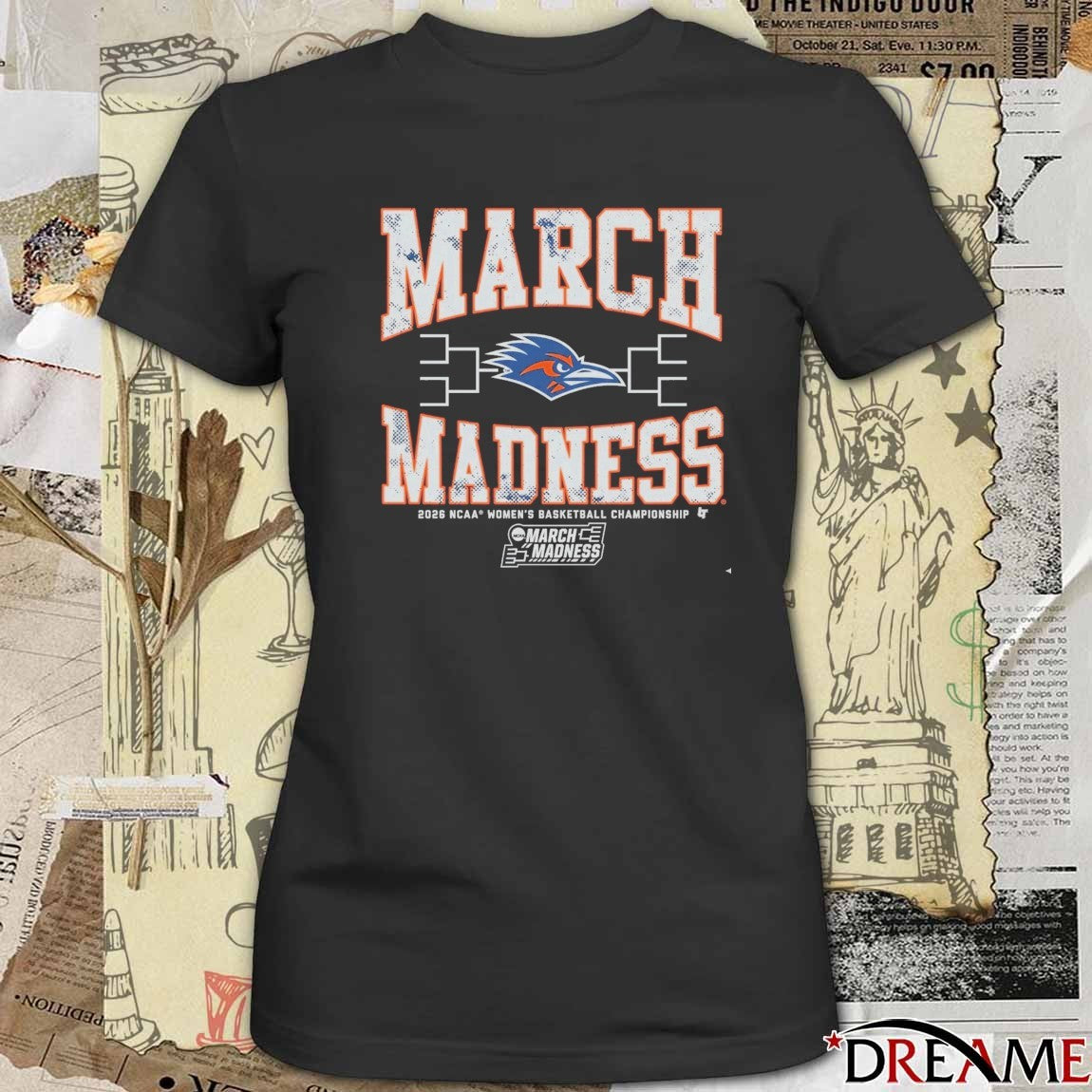 UTSA Roadrunners WBB 2026 NCAA Women’s Basketball Championship March Madness t-shirt