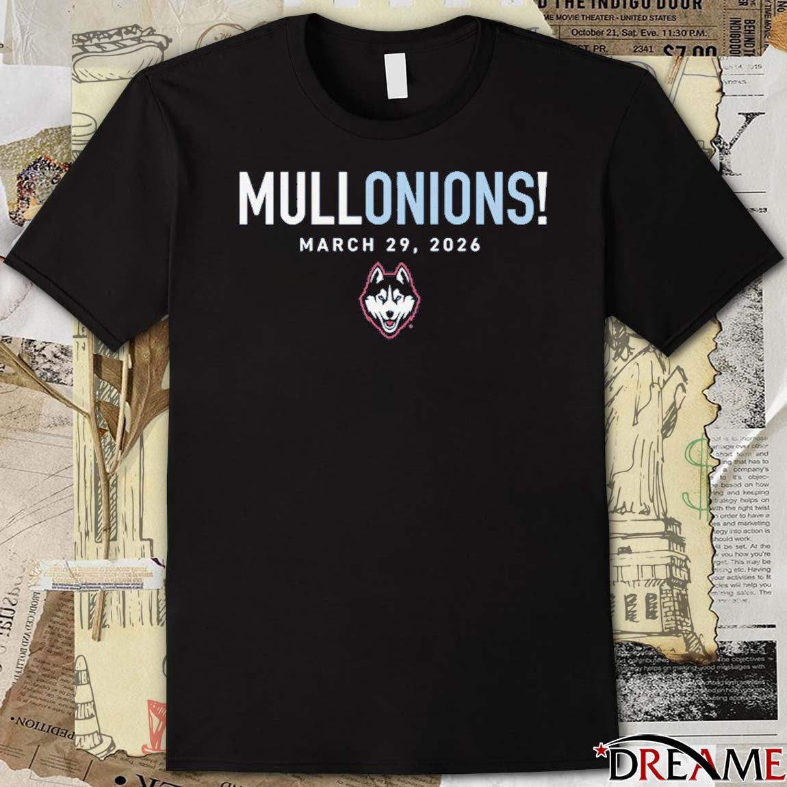 Uconn Huskies NCAA Braylon Mullins Mullonions March 29 2026 t-shirt