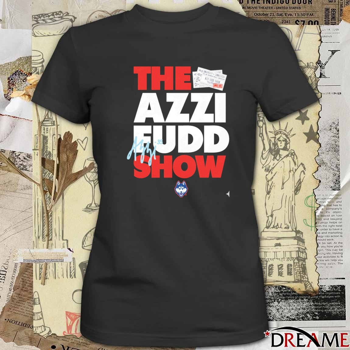Uconn Huskies The Azzi Fudd Show Signature t-shirt