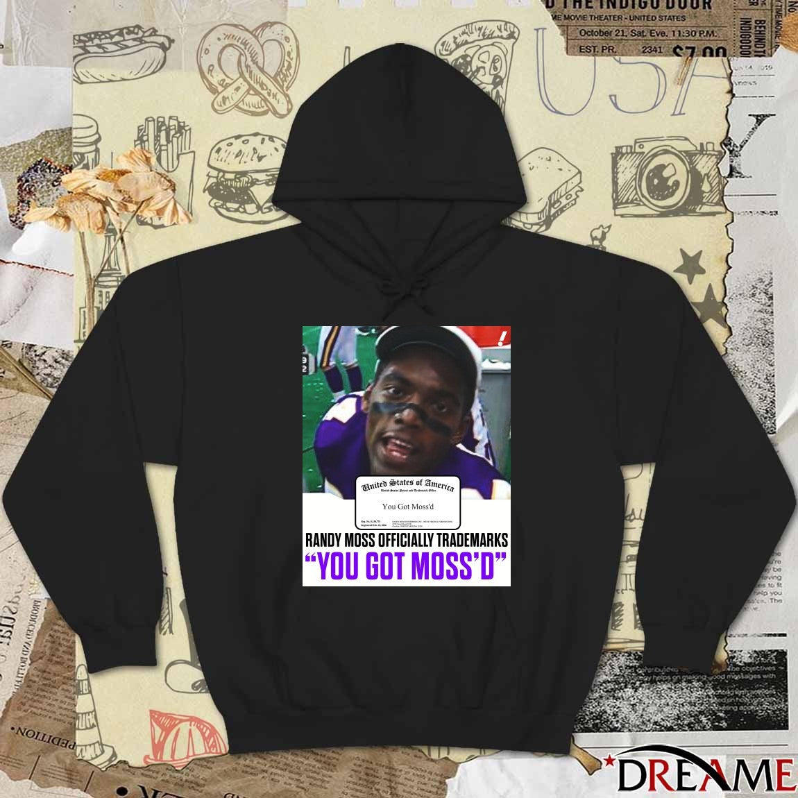 United States Of America Randy Moss Minnesota Vikings Trademarks You Got Moss’d 2026 Poster t-shirt
