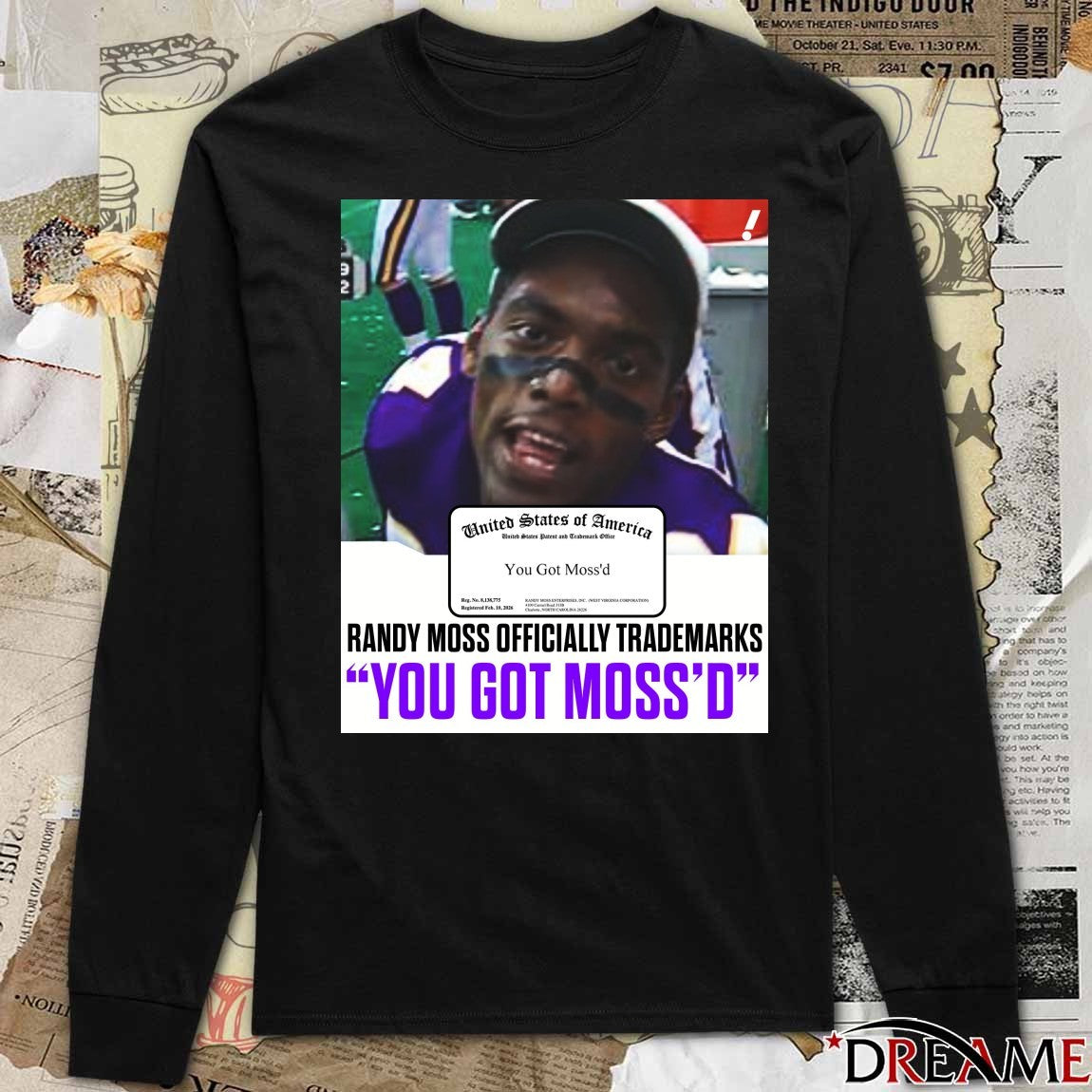 United States Of America Randy Moss Minnesota Vikings Trademarks You Got Moss’d 2026 Poster t-shirt