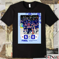 United States defeated Finland Final Score 5-0 US Olympic Women’s Ice Hockey Team Poster t-shirt