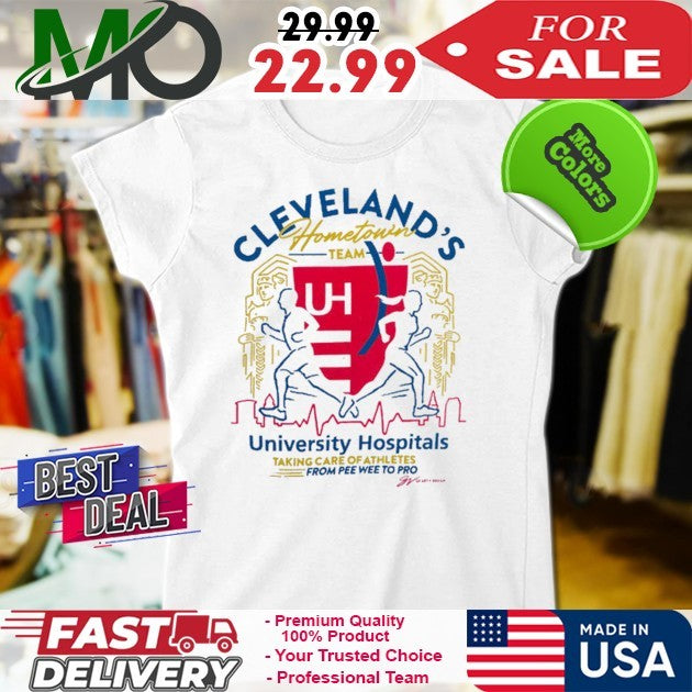 University Hospitals Cleveland Running City Hometown Athletes Sports Fan Shirt