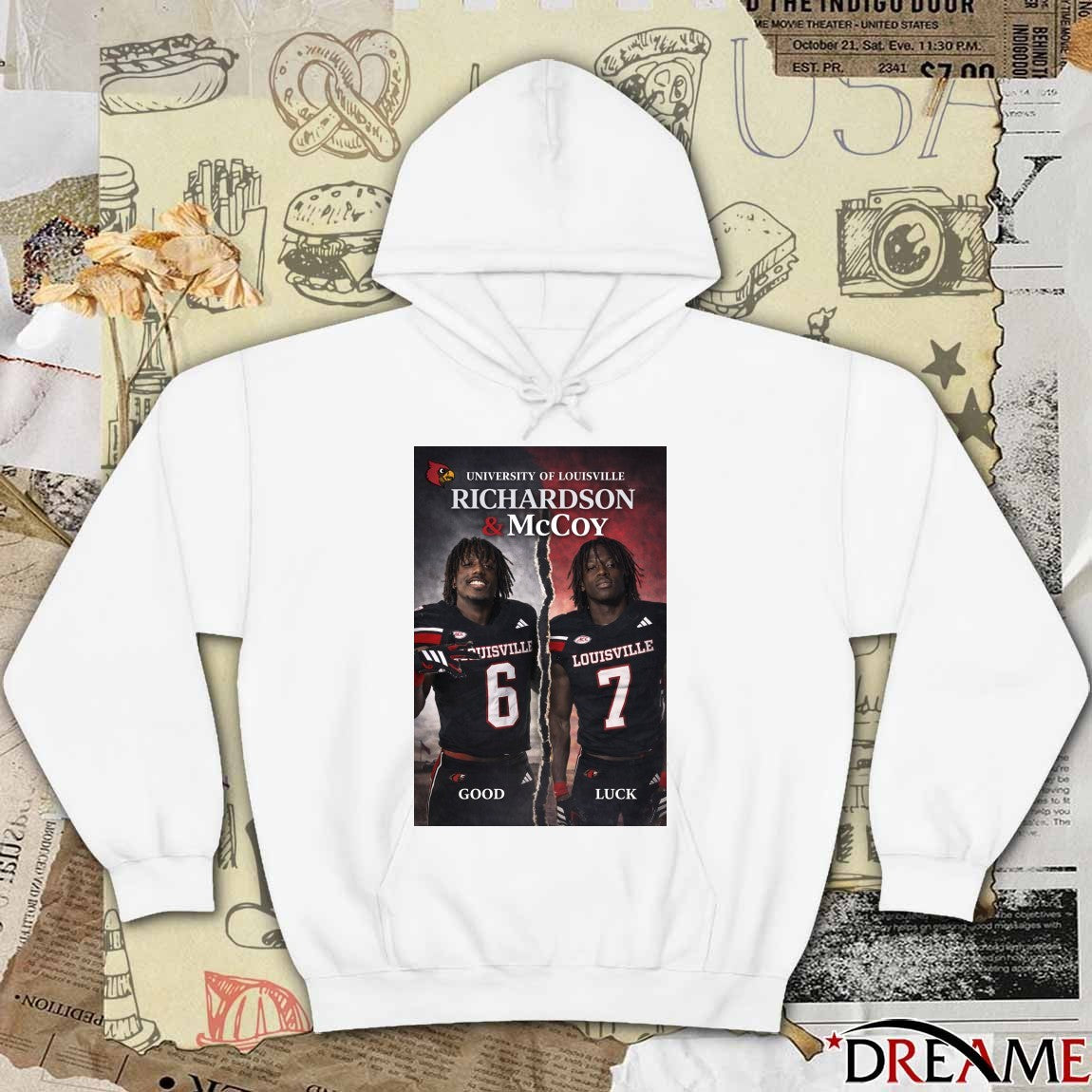 University Of Louisville Richardson And McCoy Good Luck Bang Bang Bang Poster t-shirt