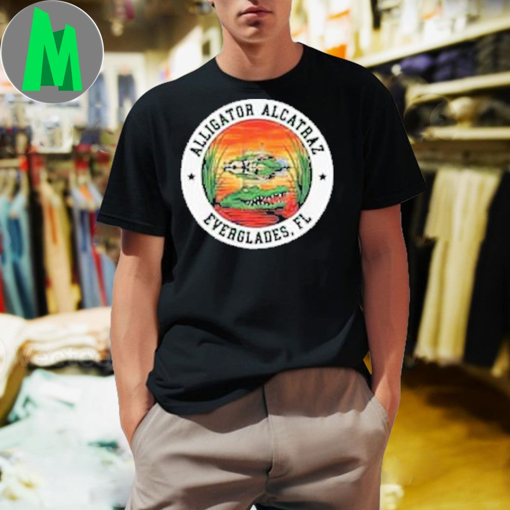 Unleash the Florida Fun with the Alligator Alcatraz Funny Everglades Shirt