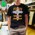Utah Jazz Jesus First Through Christ Who Strengthens Me Graphic T-Shirt