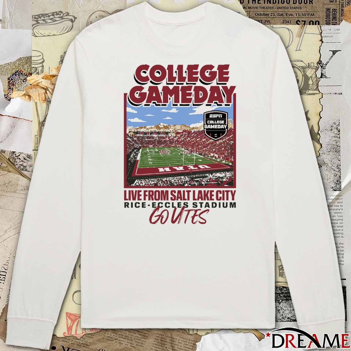 Utah Utes 2025 ESPN College GameDay Live From Salt Lake City Rice-Eccles Stadium Go Utes t-shirt