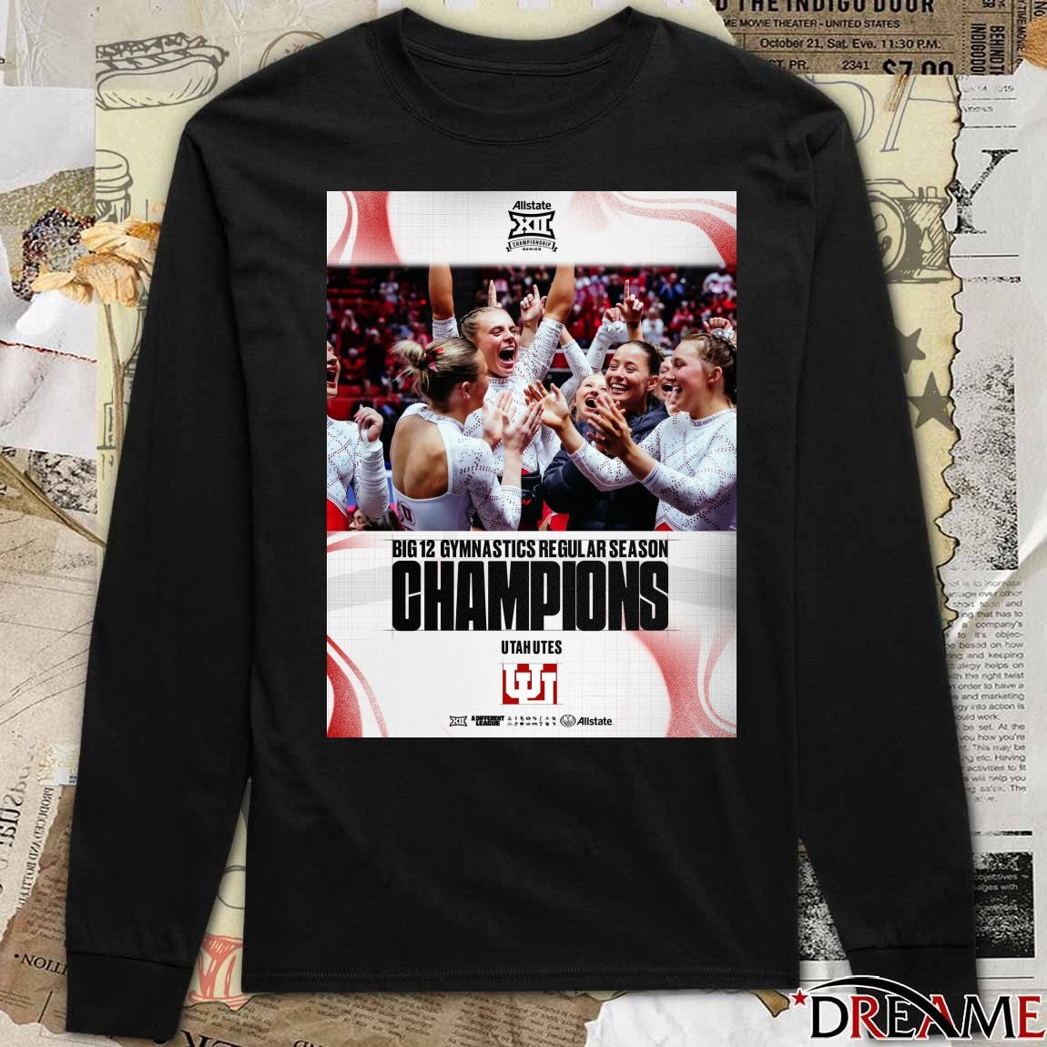 Utah Utes Big 12 Gymnastics Regular Season Champions 2026 Poster t-shirt