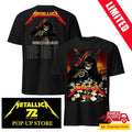 Vance Kelly Metallica Germany 2026 Two Sided Tee – Frankfurt Venue Merch – Deutsche Bank Park Pop-Up