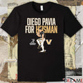 Vanderbilt Commodores Football Diego Pavia for Heisman Statue Pose t-shirt