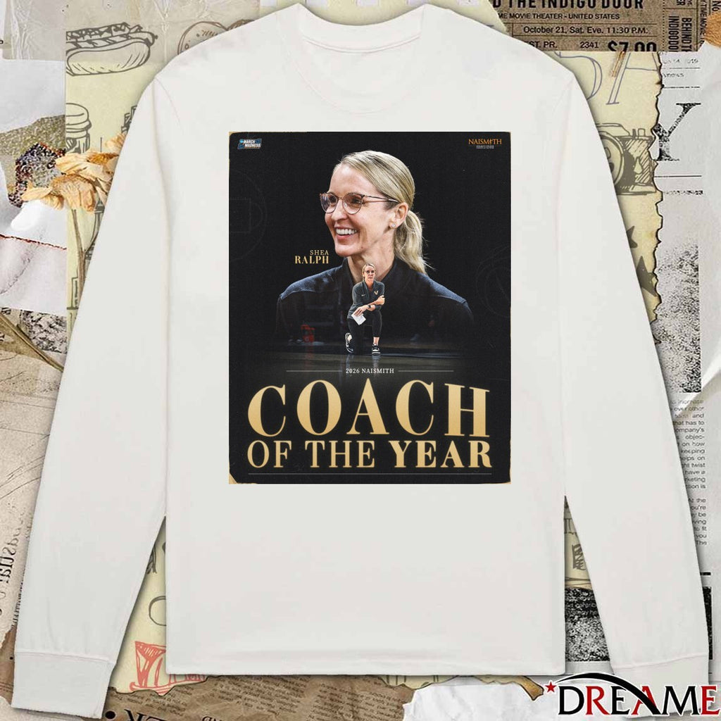 Vanderbilt Commodores Shea Ralph 2026 Naismith Coach of the Year Poster t-shirt