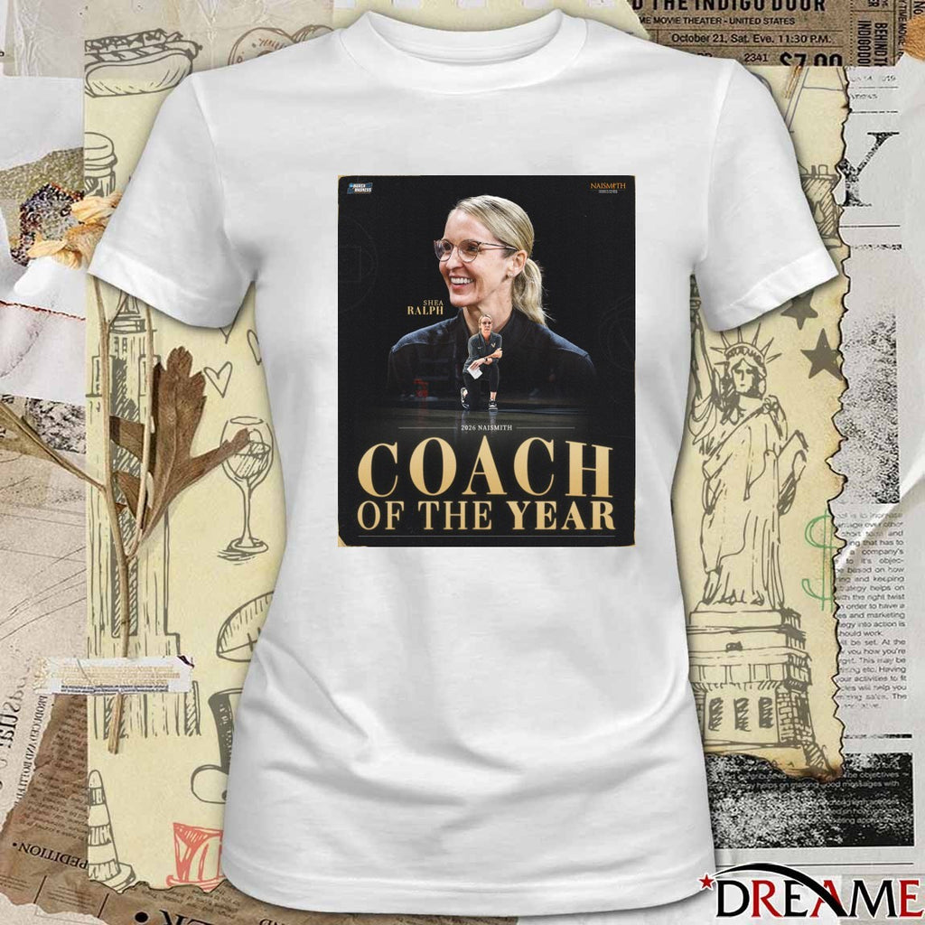Vanderbilt Commodores Shea Ralph 2026 Naismith Coach of the Year Poster t-shirt