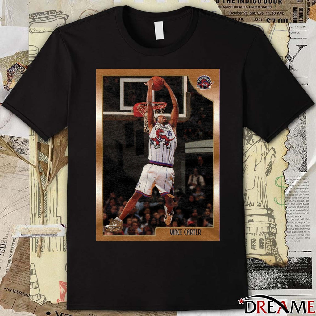 Vince Carter Toronto Raptors 2026 NBA Basketball Topps Trading Card Player t-shirt