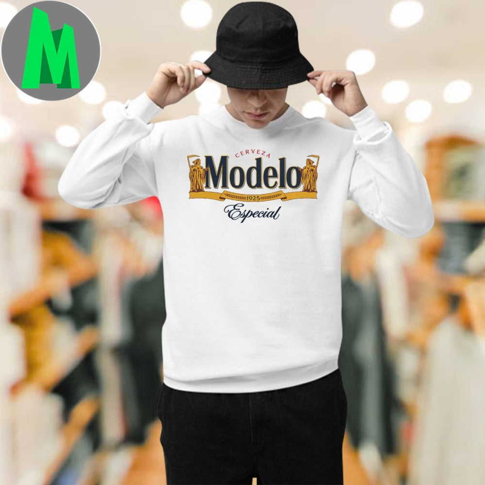 Vintage Cerveza Modelo Especial Beer Logo Mexican Lager Shirt