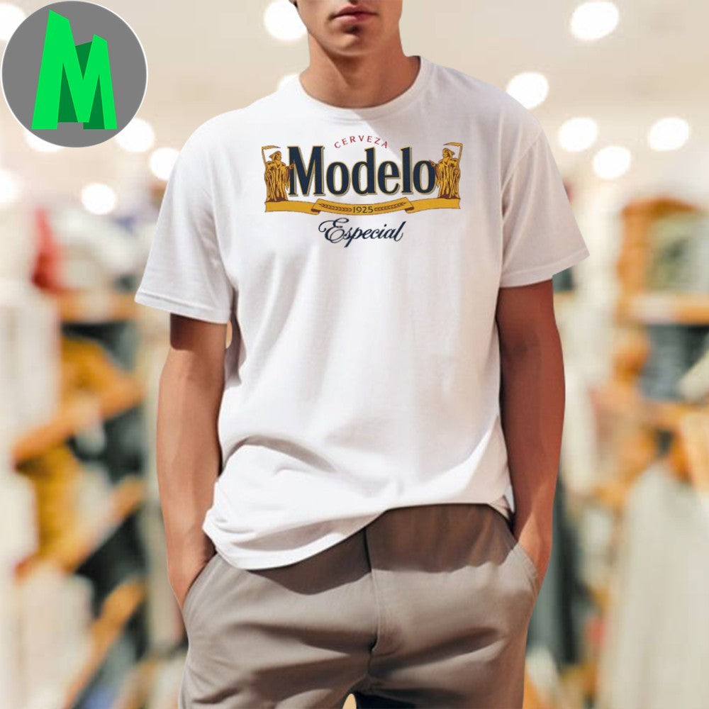 Vintage Cerveza Modelo Especial Beer Logo Mexican Lager Shirt