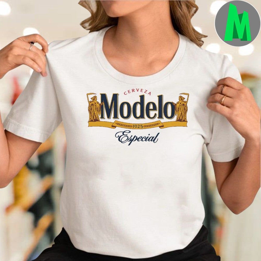 Vintage Cerveza Modelo Especial Beer Logo Mexican Lager Shirt