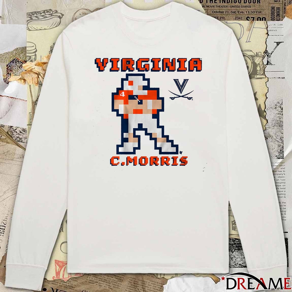 Virginia Cavaliers Football Chandler Morris Retro Baller 2025 t-shirt