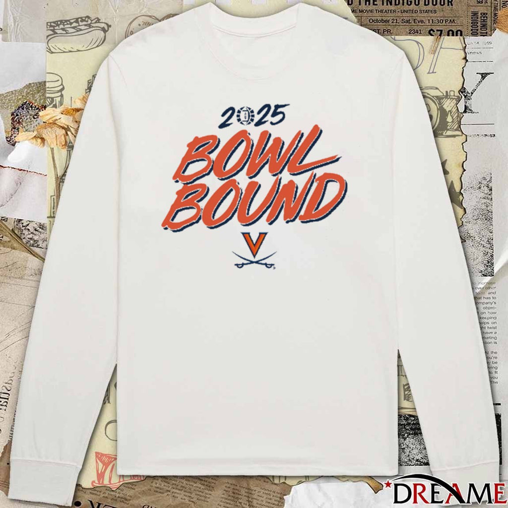 Virginia Cavaliers football NCAA 2025 Bowl Bound Season t-shirt
