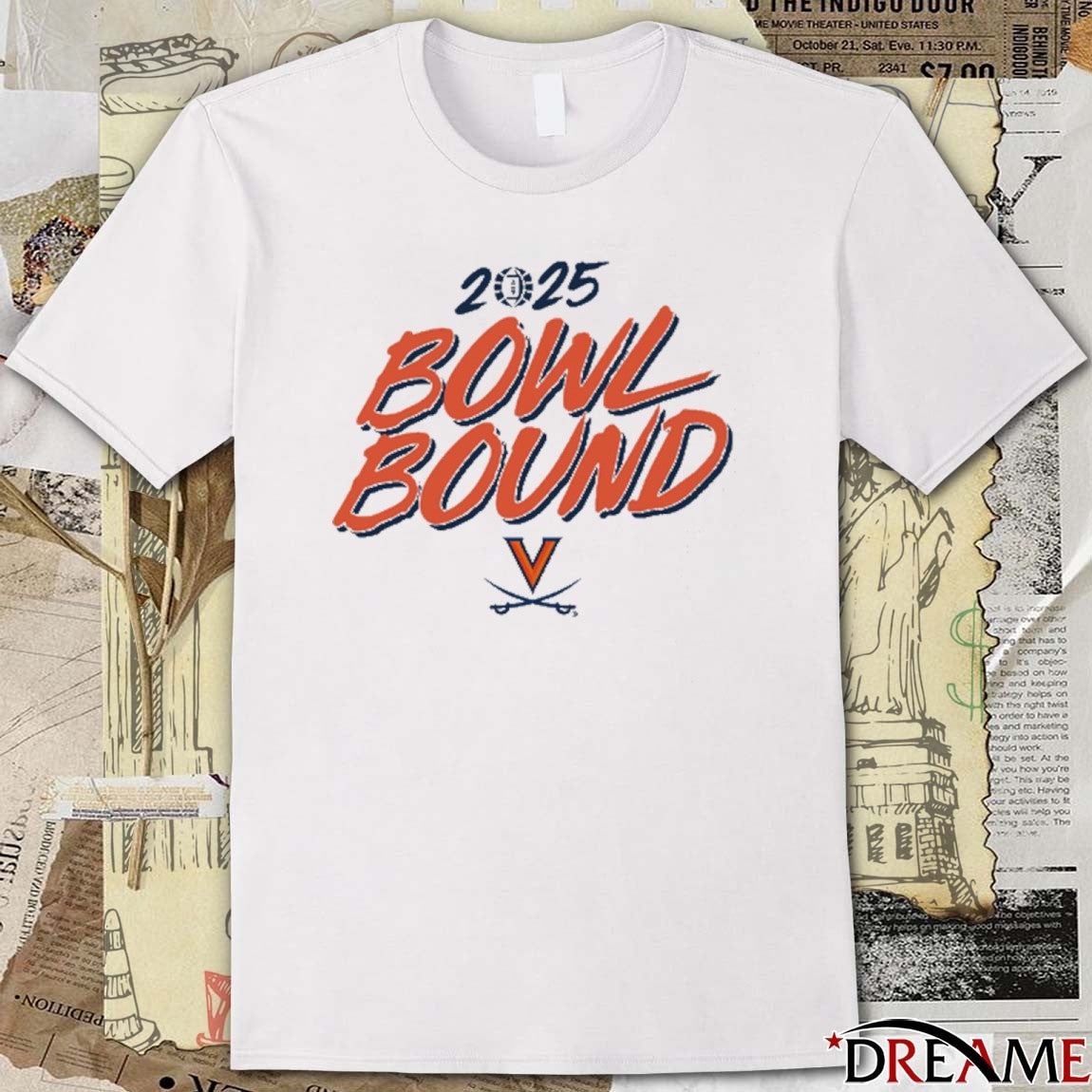 Virginia Cavaliers football NCAA 2025 Bowl Bound Season t-shirt