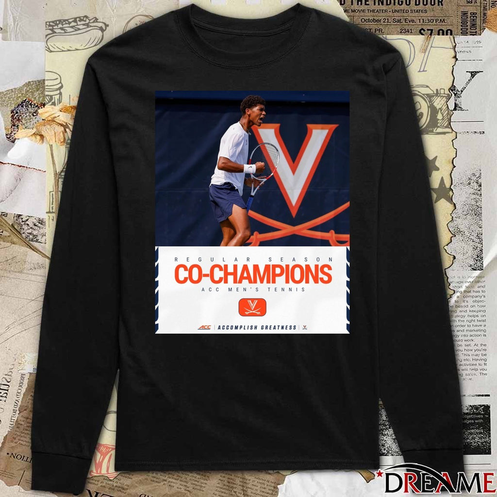 Virginia Men’s Tennis 2026 ACC Regular Season Co-Champions Poster t-shirt