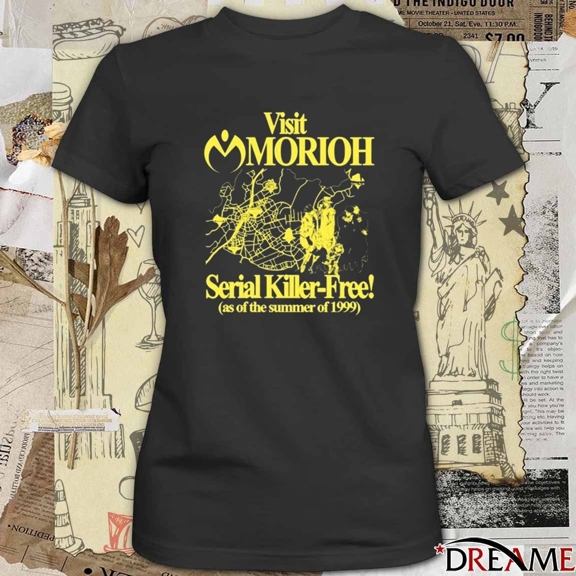 Visit Morioh Serial Killer Free As Of The Summer Of 1999 t-shirt