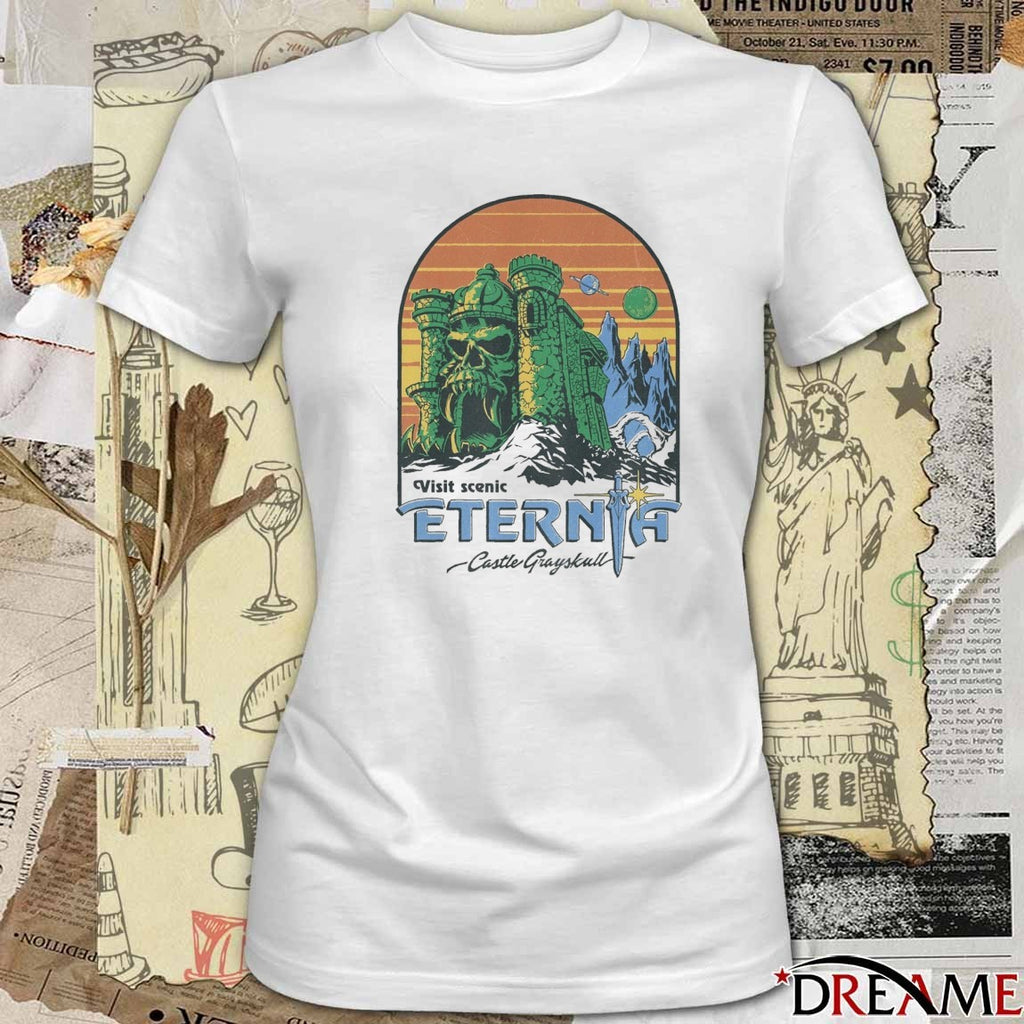 Visit Scenic Eternia Castle Grayskull t-shirt