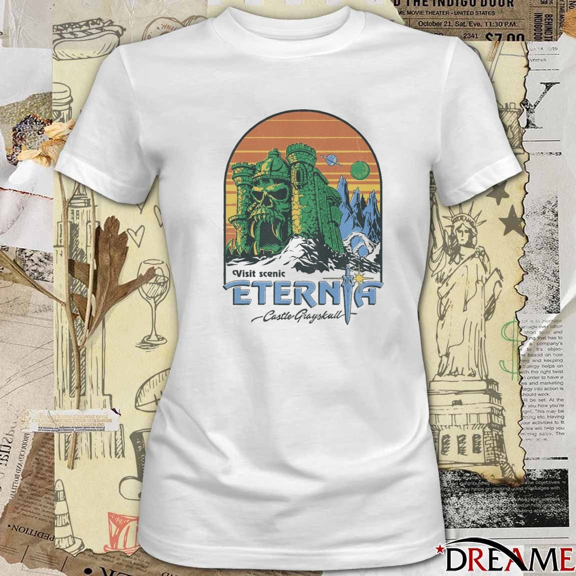 Visit Scenic Eternia Castle Grayskull t-shirt