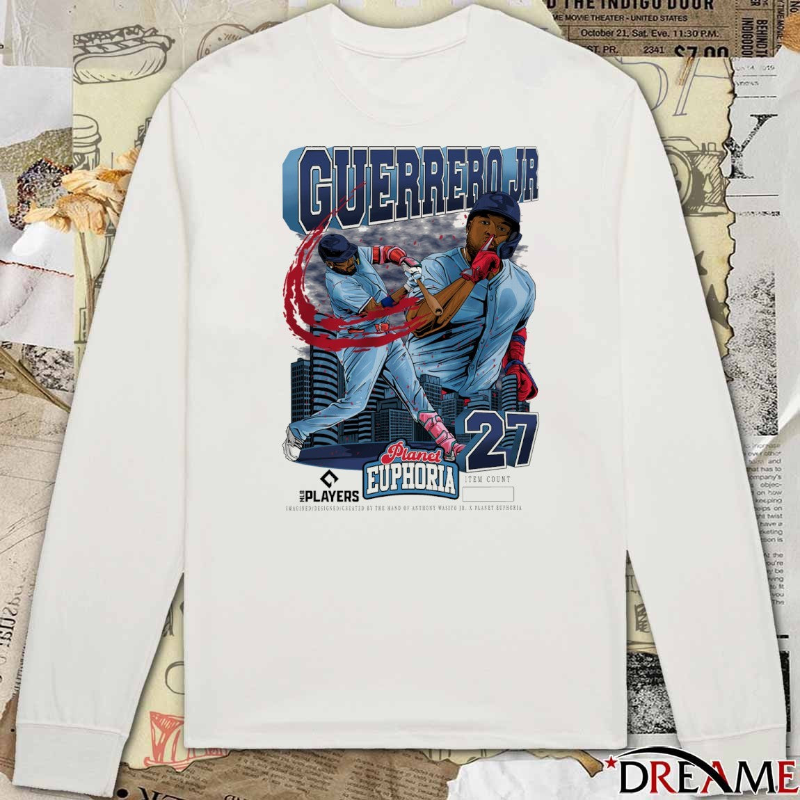 Vlad Guerrero Jr. V2 Toronto Blue Jays MLB Planet Euphoria Art 2026 t-shirt